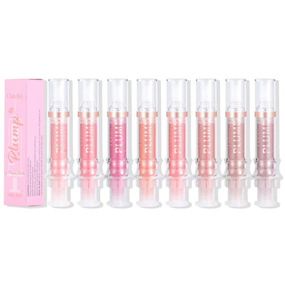Nourishing Moisturizing Mirror Lip Gloss Water Light Full Lips Syringe